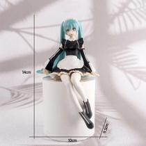 Figura De Anime Kawaii Hatsune Miku, Modelo Em PVC, Presente De Aniversário Para Subcultura De Moda Figura De Anime Kawaii Hatsune Miku, Modelo Em PVC, Presente De Aniversário Para Subcultura De Moda