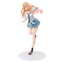 Figura De Anime Kitagawa Marin De 18CM Do My Dress-Up Darling, Modelo Em Pé Com Uniforme Escolar,
