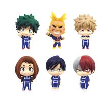 Figura de anime My Heros Academias Midoriyas Izukus 5 cm 6 unidades