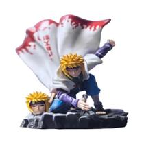 Figura De Anime Namikaze Minato NARUTO Com Cabeça Substituível, Estátua De Decoração De Mesa,