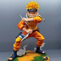 Figura De Anime Naruto 20cm, Modelo PVC Da Cena De Batalha Uzumaki Naruto Sasuke, Ornamento De Mesa Figura De Anime Naruto 20cm, Modelo PVC Da Cena De Batalha Uzumaki Naruto Sasuke, Ornamento De Mesa