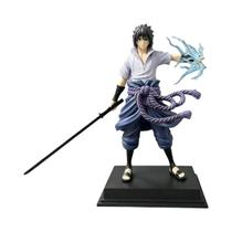 Figura De Anime Naruto AK Uzumaki Sasuke Com Dupla Cabeça Esculpida, Ornamento Colecionável Para