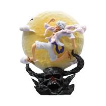 Figura De Anime One Piece De 14cm, Nika Monkey D Luffy Gear 5 Com Luz Da Lua, Estátua De Ação Modelo
