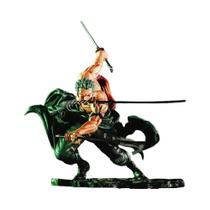 Figura De Anime Roronoa Zoro De 10cm One Piece Três Espadas GK Sa-maximum Modelo De Ação De Mangá