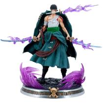 Figura De Anime Roronoa Zoro De 21cm One Piece Modelo De Ação De Três Lâminas GK Sa-maximum