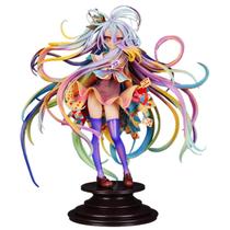 Figura de anime RZAHUAHU No Game No Life Shiro 1/7 PVC 24cm