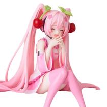 Figura de anime Vocaloid Hatsune Miku, linda fantasia rosa de 18 a 25 cm Figura de anime Vocaloid Hatsune Miku, linda fantasia rosa de 18 a 25 cm