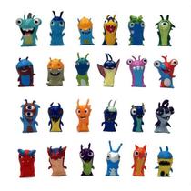 Figura de brinquedo colecionável, modelo Stat Slugterras, 24 unidades/lote