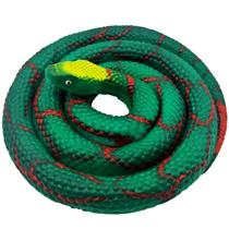Figura de brinquedo de cobra verde reticulada realista de 76 cm para crianças Figura de brinquedo de cobra verde reticulada realista de 76 cm para crianças