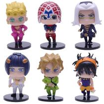 Figura de brinquedo Jojo's Bizarre Adventure 6 peças de PVC de 10 cm