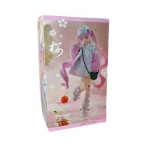 Figura De Brinquedo Miku Hatsune Tenitol Petit Sakura Estilo Cool FuRyu, Presente De Natal Figura De Brinquedo Miku Hatsune Tenitol Petit Sakura Estilo Cool FuRyu, Presente De Natal
