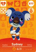 Figura de Brinquedo Nintendo Animal Crossing Cartão Amiibo Sydney 377 Figura de Brinquedo Nintendo Animal Crossing Cartão Amiibo Sydney 377