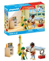 Figura de brinquedo Playmobil Pediatra com conjunto de ursinhos de pelúcia