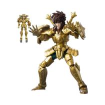 Figura De Brinquedo Sagittarius Shiryu Hyoga Ophiuchus Shaina Aquarius Saint Seiya Versão Galaxy