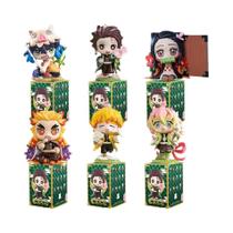 Figura De Caixa Surpresa Anime Demon Slayer Tanjiro Kamado Nezuko, Estátua Criativa Personalizada,