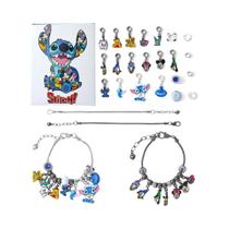 Figura De Cartoon Lilo Stitch Da Disney, Caixa Surpresa DIY Para Pulseira, Calendário De Advento
