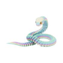 Figura De Cobra Articulada Impressa Em 3D Realista, Brinquedo Fidget Móvel, Decoração De Mesa, Figura De Cobra Articulada Impressa Em 3D Realista, Brinquedo Fidget Móvel, Decoração De Mesa,