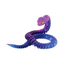 Figura De Cobra Articulada Impressa Em 3D Realista, Brinquedo Fidget Móvel, Decoração De Mesa, Figura De Cobra Articulada Impressa Em 3D Realista, Brinquedo Fidget Móvel, Decoração De Mesa,