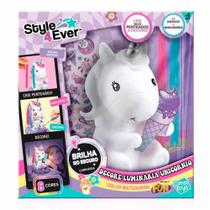 Figura de Decorar - Style 4 Ever - Unicórnio Brilha no Escuro Grande - Fun Divirta-se