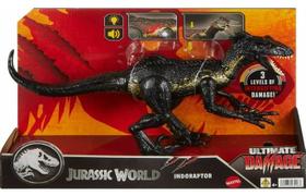 Figura de Dinossauro Mattel Jurassic World Indoraptor com Dano Figura de Dinossauro Mattel Jurassic World Indoraptor com Dano