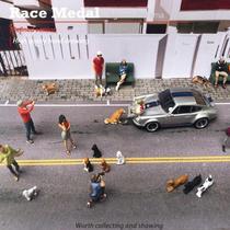 Figura de diorama, modelo de cão em escala 1/64 para Siku, Matchbox, etc