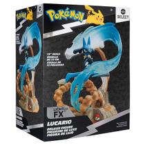Figura De Luxo Lucario Luminária Colecionável Pokémon Figura De Luxo Lucario Luminária Colecionável Pokémon