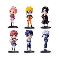 Figura de Naruto Anime Kawaii (15,5cm) - Kakashi, Gaara, Sasuke - PVC