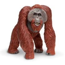 Figura de Orangotango de Bornéu Safari Ltd. - 13cm - Plástico - 3+ Anos