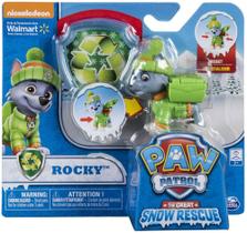Figura de Pelúcia Rocky Resgate na Neve com Distintivo Figura de Pelúcia Rocky Resgate na Neve com Distintivo