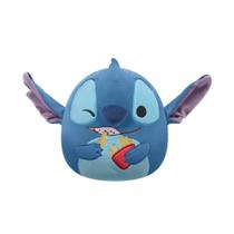 Figura de Pelúcia Squishmallows Stitch Comendo Batatas Fritas 20 cm