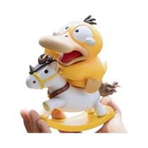 Figura De Pokémon Psyduck Cavalo De Balanço Modelo De Decoração De Mesa Presente Colecionável
