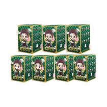 Figura De PVC De 10CM Do Anime Demon Slayer Tanjiro Kamado Nezuko Caixa Surpresa Modelo De Cartoon