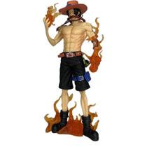 Figura de PVC One Piece Ace Action Pose com punhos flamejantes de 20 cm Figura de PVC One Piece Ace Action Pose com punhos flamejantes de 20 cm