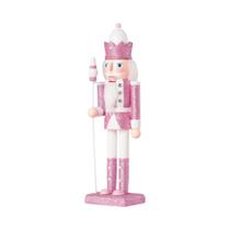 Figura De Soldado Quebra-Nozes De Natal Em Madeira De 30cm, Brinquedo Artesanal Para Decoração De Figura De Soldado Quebra-Nozes De Natal Em Madeira De 30cm, Brinquedo Artesanal Para Decoração De
