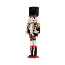 Figura De Soldado Quebra-Nozes De Natal Em Madeira De 30cm, Brinquedo Artesanal Para Decoração De Figura De Soldado Quebra-Nozes De Natal Em Madeira De 30cm, Brinquedo Artesanal Para Decoração De