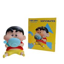 Figura de vinil macio Crayon Shin-chan Estátua colecionável de 12 cm Figura de vinil macio Crayon Shin-chan Estátua colecionável de 12 cm