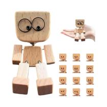 Figura Decorativa De Carro Em Madeira Magnética De 12 Polegadas, Criativa E Artesanal, Com Movimento