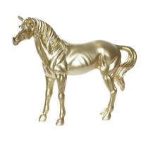 Figura Decorativa De Cavalo Em Resina IL0057 BTC Decor Dourado Figura Decorativa De Cavalo Em Resina IL0057 BTC Decor Dourado