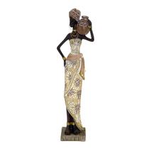 Figura Decorativa Estatueta Africana 34 x 10 x 5 Cm - 83-957 Figura Decorativa Estatueta Africana 34 x 10 x 5 Cm - 83-957