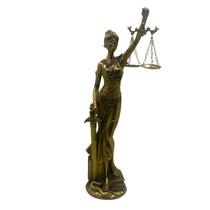Figura Decorativa Estatueta Dama Da Justiça 42 X 13 X 13 Cm Figura Decorativa Estatueta Dama Da Justiça 42 X 13 X 13 Cm