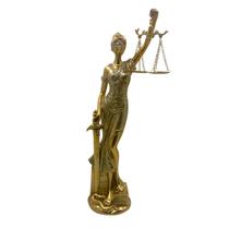 Figura Decorativa Estatueta Dama Da Justiça Com Glitter 42 X 13 X 13 Cm Figura Decorativa Estatueta Dama Da Justiça Com Glitter 42 X 13 X 13 Cm