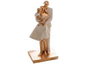 Figura Decorativa Família 20 X 9 X 7 Cm