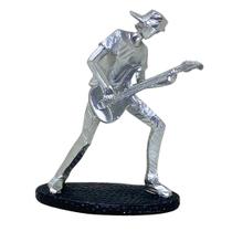 Figura Decorativa Músico Guitarrista 8 X 20 X 24 Cm Figura Decorativa Músico Guitarrista 8 X 20 X 24 Cm