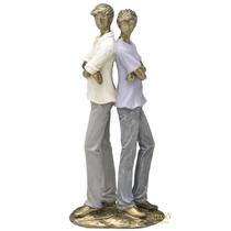 FIGURA DECORATIVA RESINA FAMÍLIA - 25cm