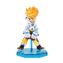 Figura Digimon Tai e Agumon em PVC modelo 10cm para exibição Figura Digimon Tai e Agumon em PVC modelo 10cm para exibição