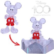 Figura Disney 100 Anos Boneco Mickey Mouse Crystal Figura Disney 100 Anos Boneco Mickey Mouse Crystal
