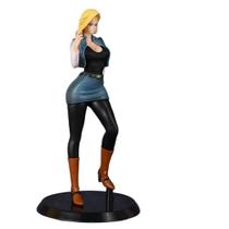 Figura Dragon Ball Z Android 18 PVC 19,5 cm em pose em pé Figura Dragon Ball Z Android 18 PVC 19,5 cm em pose em pé