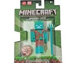 Figura drowned Noye Minecraft 10cm c/ Acessorios - Mattel Figura drowned Noye Minecraft 10cm c/ Acessorios - Mattel