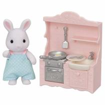 Figura e Conjunto - Sylvanian Families - Cozinha - Pai Coelho Neve - Epoch Figura e Conjunto - Sylvanian Families - Cozinha - Pai Coelho Neve - Epoch