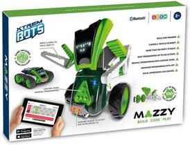Figura Eletrônica - XTrem Bots Robô Mazzy 100 Peças